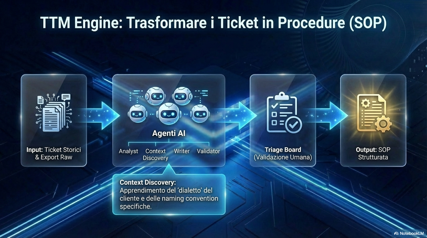 TTM Engine: Trasformare i Ticket in Procedure (SOP)
