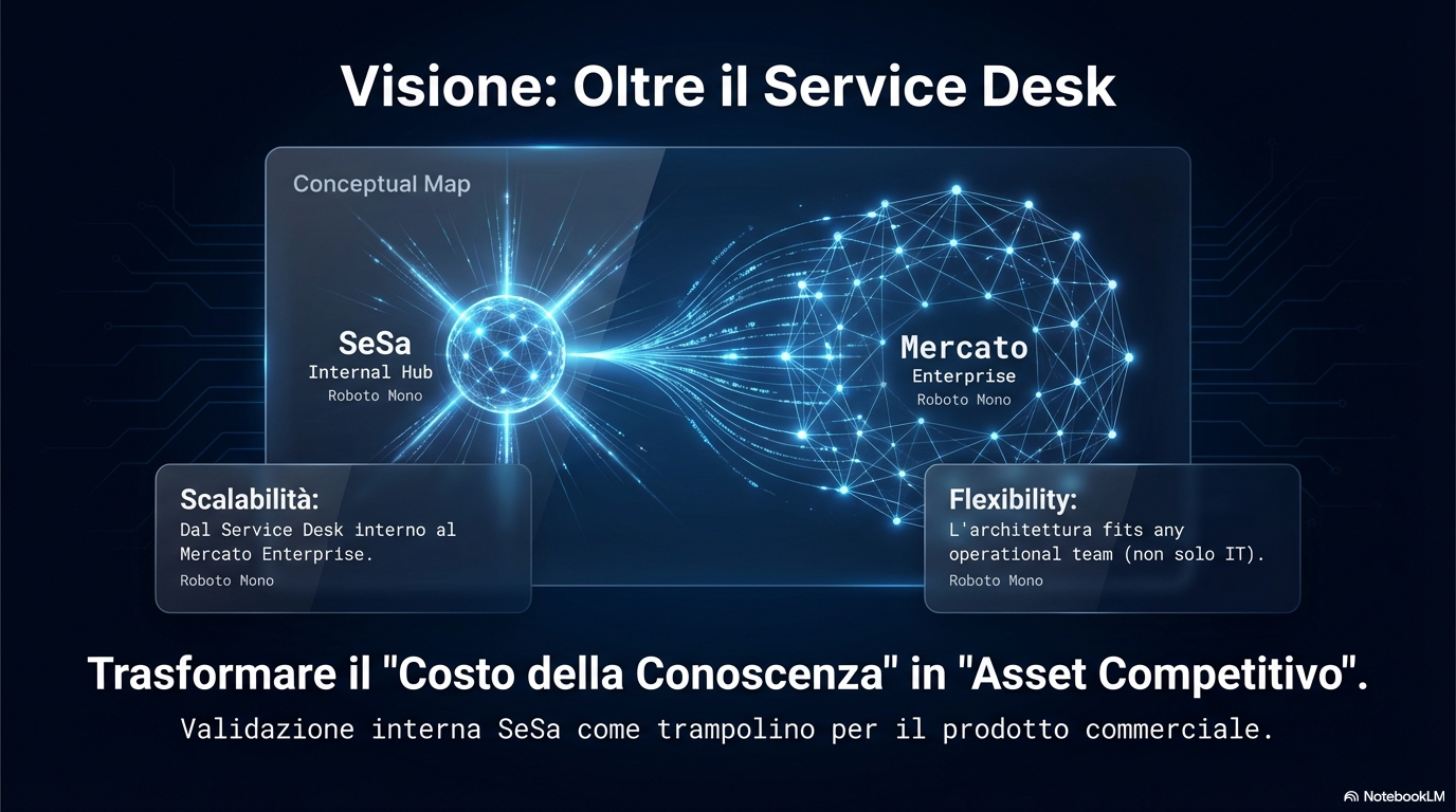 Visione: oltre il Service Desk — trasformare il costo della conoscenza in asset competitivo